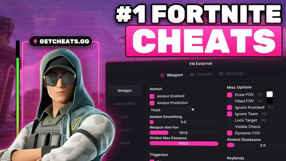 What do Fortnite cheats actually do in a ranked cup match?